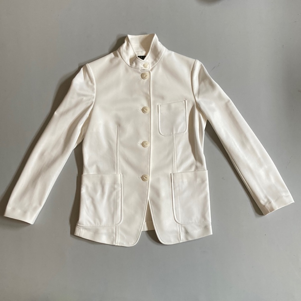 Women’s Rag and Bone Sid Pique Jacket in white